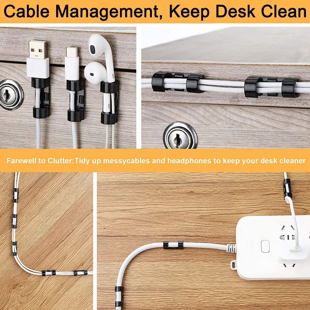 20/40PCS Cable Organizer Clips - Tippet Line recension och pris