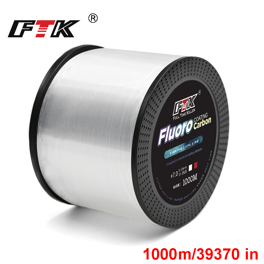FTK 1000M Nylon Fishing Line S - Fluorocarbon Line recension och pris