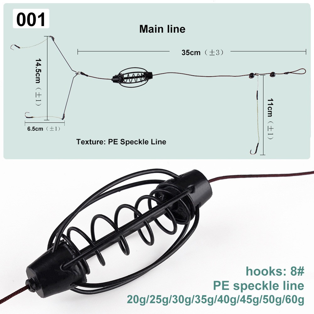 1PCS Carp Fishing Feeder Europ - Monofilament Line recension och pris